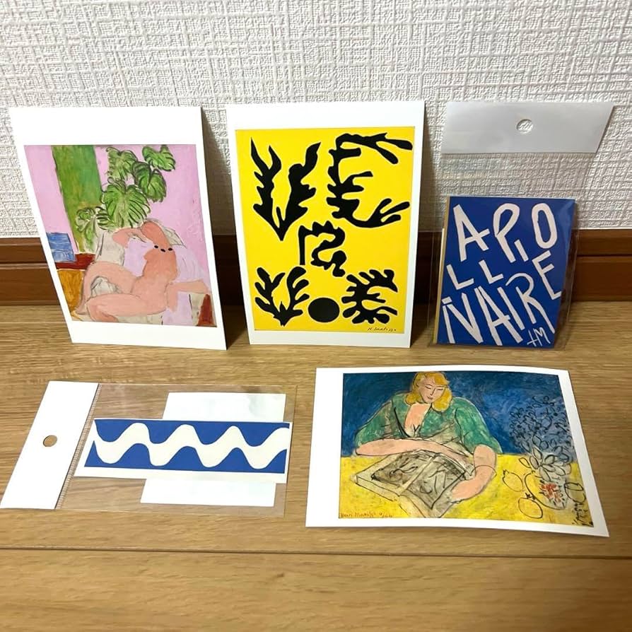 Amazon.co.jp: マティス展 ポストカードとステッカー 5点セット